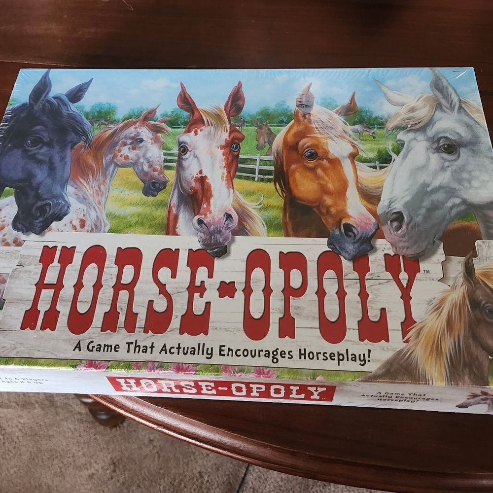 Horse-Opoly Board Game by Late For The Sky NEW